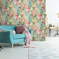 Galerie Wallcoverings Product Code 26734 - Tropical Wallpaper Collection - Coconut Colours - Bora Bora Design