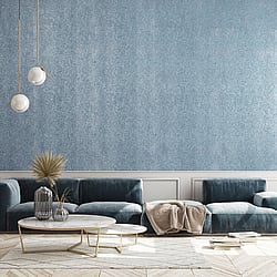 Galerie Wallcoverings Product Code 30031 - Slow Living Wallpaper Collection - Blue Silver  Colours - Flow Windy blue Design