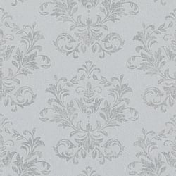 Galerie Wallcoverings Product Code 34014 - Hotel Wallpaper Collection - Grey, Silver Colours - A textured damask Design