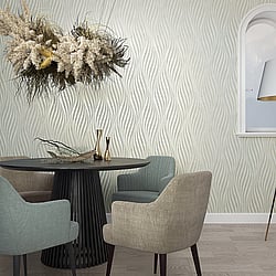 Galerie Wallcoverings Product Code 34260 - Urban Textures Wallpaper Collection - Light Green Colours - Wave Design