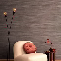 Galerie Wallcoverings Product Code 35978 - Ornamenta Wallpaper Collection - Brown Purple Colours - Horizontal Texture Design