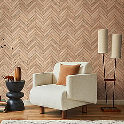 Galerie Wallcoverings Product Code 45760 - The Bricks And More Wallpaper Collection - Beige Colours - Brick Herringbone Design