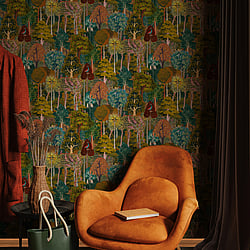 Galerie Wallcoverings Product Code 47652 - Heritage Wallpaper Collection - green Colours - Jungle Design