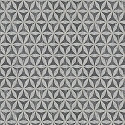 Galerie Wallcoverings Product Code 58105 - Geo Wallpaper Collection - Black Grey Silver Gold Colours - Geo Flower Design