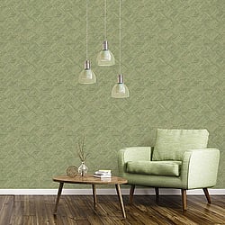 Galerie Wallcoverings Product Code 7355 - Evergreen Wallpaper Collection - Green Colours - Grassy Tile Design