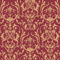 Galerie Wallcoverings Product Code 95505 - Ornamenta 2 Wallpaper Collection - Red Gold Colours - Toscano Damask Design