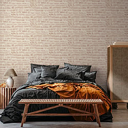 Galerie Wallcoverings Product Code BB51129 - The Bricks And More Wallpaper Collection - Beige Cream Colours - Rocky Retreat Motif Design