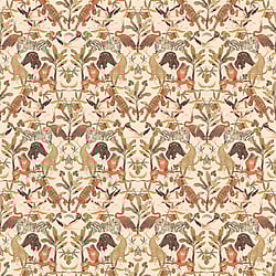 Galerie Wallcoverings Product Code DW2000 - Designer Walls Wallpaper Collection - Cream Colours - Magic Animals Design