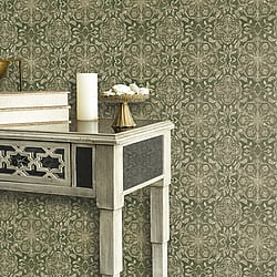 Galerie Wallcoverings Product Code DWP0353-01 - Elegance Wallpaper Collection -  Floral Stripe Design