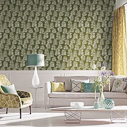 Galerie Wallcoverings Product Code DWP0365-01 - Zen Wallpaper Collection -  Tumbling Leaf Design