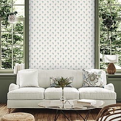 Galerie Wallpaper Product code: FC62606F_2 - French Country Wallpaper Collection - Verde Colours -  Bernadette Linen Design