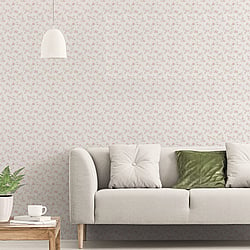 Galerie Wallcoverings Product Code G56649 - Small Prints Wallpaper Collection - Pink Green Cream Colours - Pink, green Design