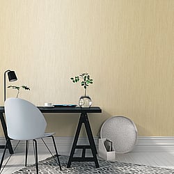 Galerie Wallcoverings Product Code G67688 - Special Fx Wallpaper Collection - Yellow Gold Colours - Vertical Textile Design