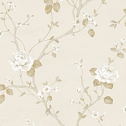 Galerie Wallcoverings Product Code G68667 - Palazzo 2 Wallpaper Collection - Cream,Beige,Gold Colours - Luisella Floral Design