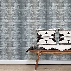 Galerie Wallcoverings Product Code G78288 - Bazaar Wallpaper Collection - Teal Black Colours - Bazaar Weave Design