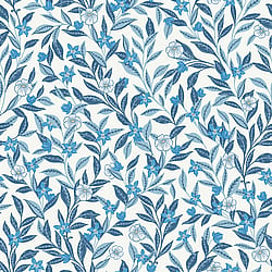 Galerie Wallcoverings Product Code TJ40802 - Mulberry Tree Wallpaper Collection - Blue Colours - Wakehurst Design