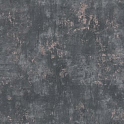 Galerie Wallcoverings Product Code WH30181 - Welcome Home Wallpaper Collection - Black Colours - Distressed Metallic Texture Design