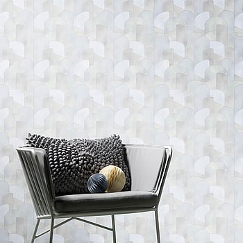 Galerie Wallcoverings Product Code 10155-31 - ELLE Decoration Wallpaper Collection - Light Grey Silver Colours -  