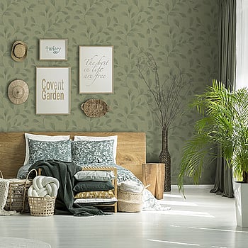 Galerie Wallcoverings Product Code 12019 - Design Wallpaper Collection - Green Colours -  