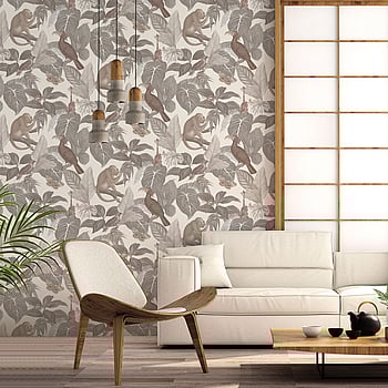 Galerie Wallcoverings Product Code 18501 - Into The Wild Wallpaper Collection - Greige Colours -  