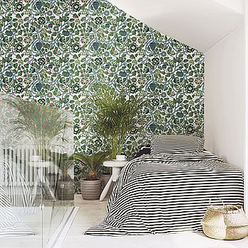 Galerie Wallcoverings Product Code 23332 - Marimekko 5 Wallpaper Collection - Green Blue Colours -  