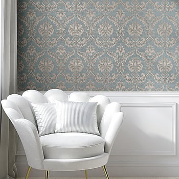 Galerie Wallcoverings Product Code 23606 - Italian Classics 4 Wallpaper Collection - Blue Beige Colours -  