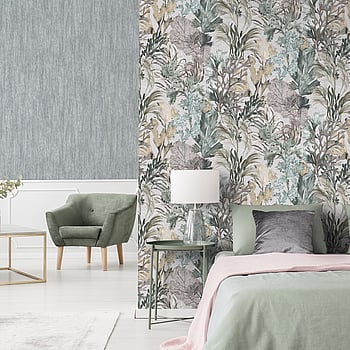 Galerie Wallcoverings Product Code 26735 - Tropical Wallpaper Collection - Mushroom Colours -  
