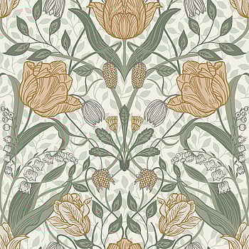 Galerie Wallcoverings Product Code 33006 - Apelviken Wallpaper Collection - Green Yellow Gold Colours -  