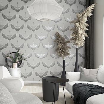 Galerie Wallcoverings Product Code 34530 - The New Design Book Wallpaper Collection - White, Grey Colours -  