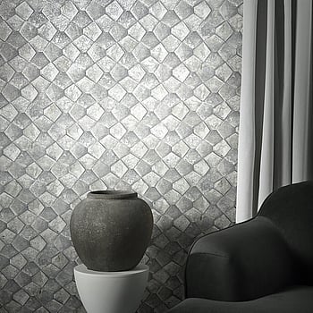 Galerie Wallcoverings Product Code 34907 - Eclectic Wallpaper Collection - Grey/Gold Colours -  