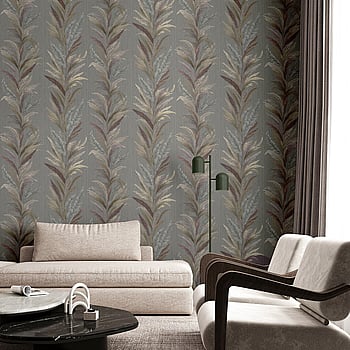 Galerie Wallcoverings Product Code 35908 - Ornamenta Wallpaper Collection - Grey Bronze Colours -  