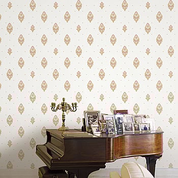 Galerie Wallcoverings Product Code 42514 - Opulence Wallpaper Collection - Pink Gold Colours -  
