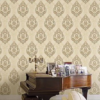 Galerie Wallcoverings Product Code 42527 - Opulence Wallpaper Collection - Gold Colours -  
