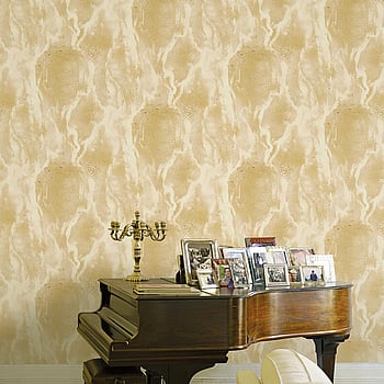 Galerie Wallcoverings Product Code 42573 - Opulence Wallpaper Collection - Dark Yellow Colours -  
