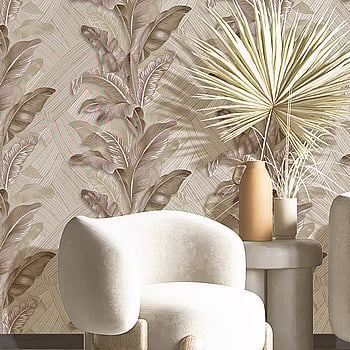 Galerie Wallcoverings Product Code 49303 - Stratum Wallpaper Collection - beige and pink Colours -  