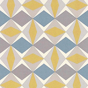 Galerie Wallcoverings Product Code 51144002 - Skandinavia Wallpaper Collection - Yellow Blue Grey Colours -  