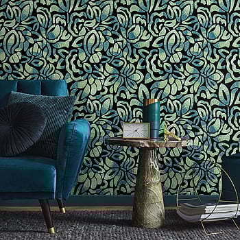 Galerie Wallcoverings Product Code 81340 - Pepper Wallpaper Collection - Spirulina Colours -  