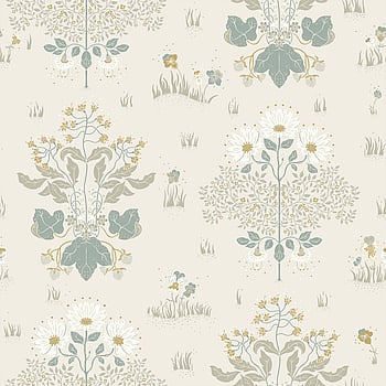 Galerie Wallcoverings Product Code 83131 - Hjarterum Wallpaper Collection - White Colours -  