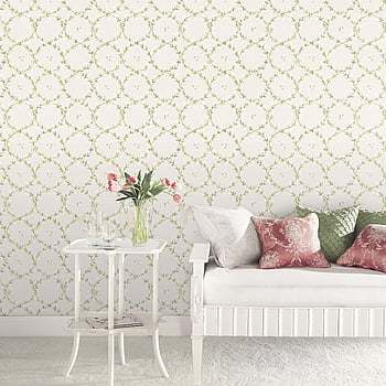Galerie Wallcoverings Product Code AF37746 - Abby Rose 4 Wallpaper Collection - Green Light Grey Colours -  