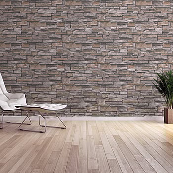 Galerie Wallcoverings Product Code BB51135 - Bricks And More Wallpaper Collection - Beige Brown Colours -  