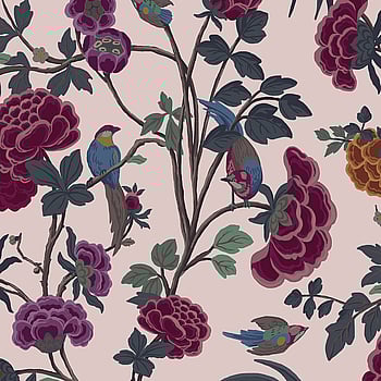 Galerie Wallcoverings Product Code DA23241 - Luxe Wallpaper Collection - Multi Pink Colours -  