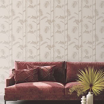 Galerie Wallcoverings Product Code ED13068 - Ted Baker Eden Wallpaper Collection - Pink Taupe Colours -  