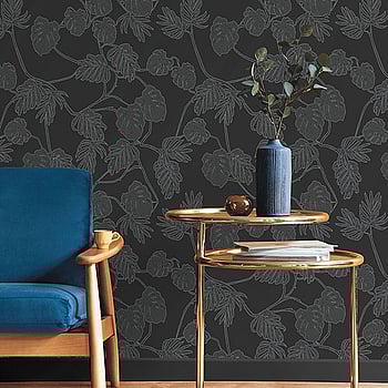 Galerie Wallcoverings Product Code ED13075 - Ted Baker Eden Wallpaper Collection - Black White Colours -  
