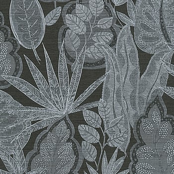 Galerie Wallcoverings Product Code FL61111 - Flourish Wallpaper Collection - Grey/Black Colours -  
