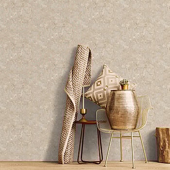Galerie Wallcoverings Product Code G45350 - Grunge Wallpaper Collection - Beige Grey Colours -  
