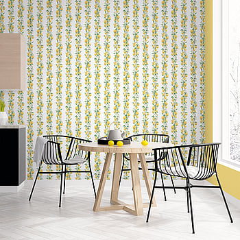 Galerie Wallcoverings Product Code G45441 - Just Kitchens Wallpaper Collection - Yellow White Green Colours -  
