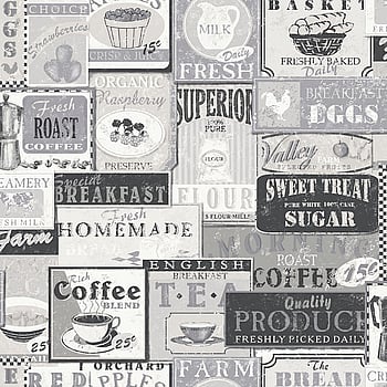 Galerie Wallcoverings Product Code G56170 - Nostalgie Wallpaper Collection - Silver Grey Colours -  