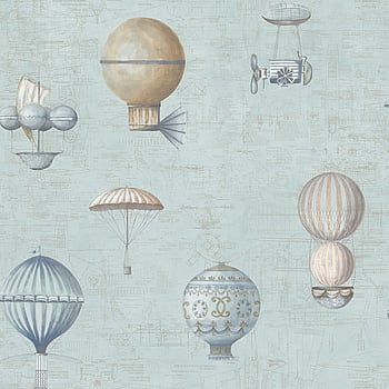 Galerie Wallcoverings Product Code G56200 - Nostalgie Wallpaper Collection - Blue Colours -  