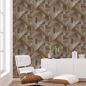 Galerie Wallcoverings Product Code G56625 - Texstyle Wallpaper Collection - Browns Colours -  
