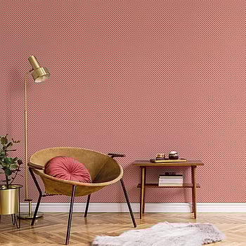 Galerie Wallcoverings Product Code G56663 - Small Prints Wallpaper Collection - Red White Colours -  